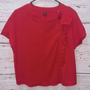 Red Dressy Blouse